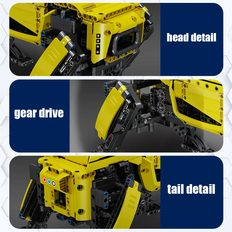 Mould King 15066/15075 Robot AlphaDog - Blocs de construction techniques motorisés