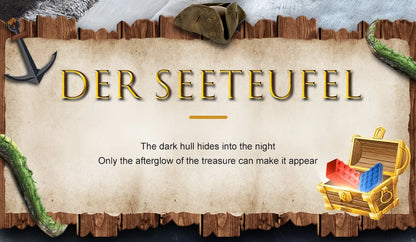 Mould King 13197 Pirate Ship Building Blocks Set