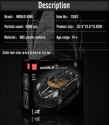 Mould King 13163 Technical Car Building Block Set