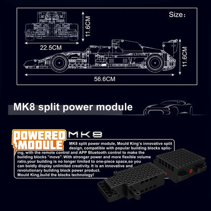 Mould King 13171 F1 Racing Car - Building Blocks Model Kit