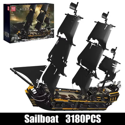 Mould King 13197 Pirate Ship Building Blocks Set