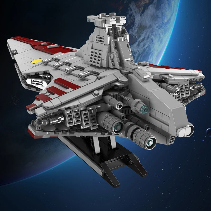 Mould King 21074 Republic Attack Cruiser Building Blocks