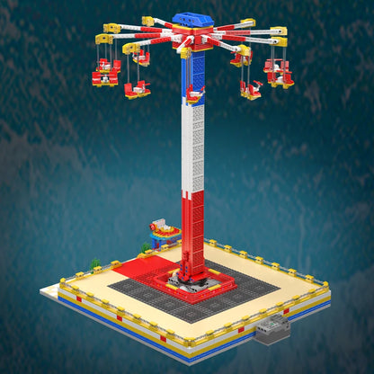 Mould King 11016 Motorized Flying Swing Ride - Building Block Set