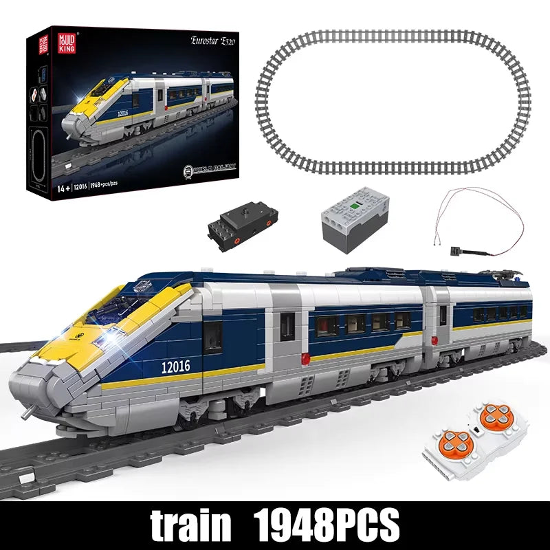 Mould King 12016 RC Eurostar E320 - Building Block Train Set