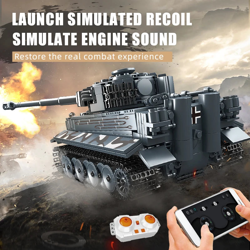Mould King 20014 RC Tiger Tank