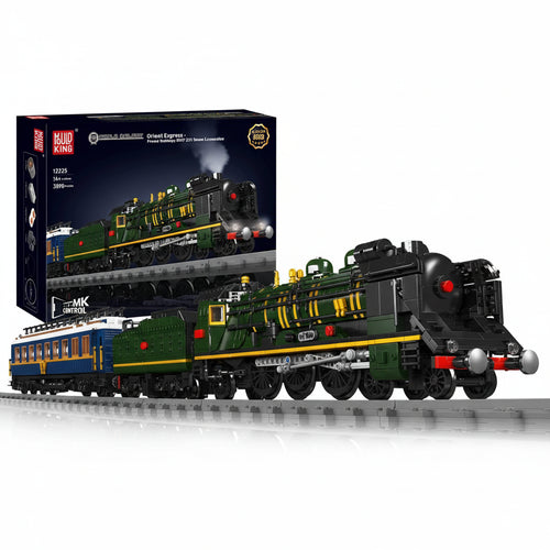 Mould King 12025 Locomotive à vapeur SNCF 231 - Ensemble de blocs de construction motorisé