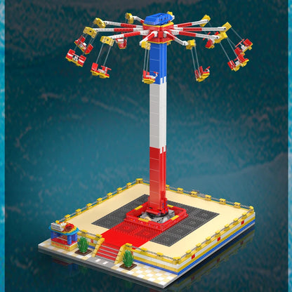 Mould King 11016 Motorized Flying Swing Ride - Building Block Set