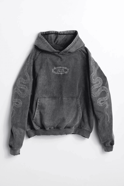 Rob Rausch Merch Vintage Faded Snake Hoodie Gifts For Dudes -Mouldkingstore