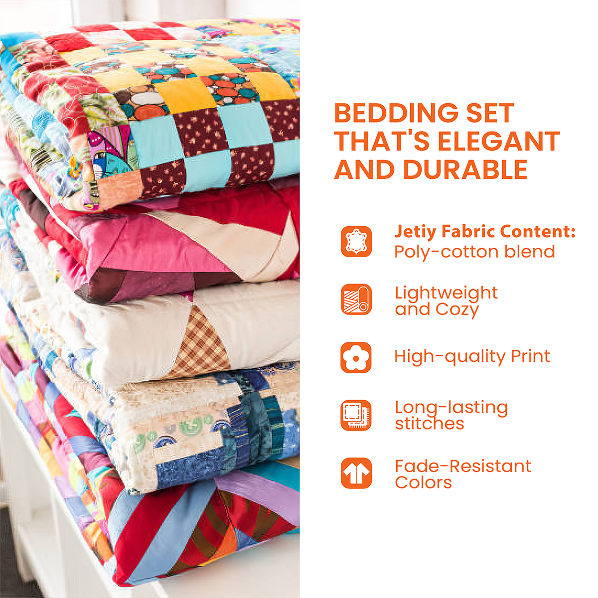 Bluebonnet Glory 3-Piece Quilted Bedding Set GFTOTP6691