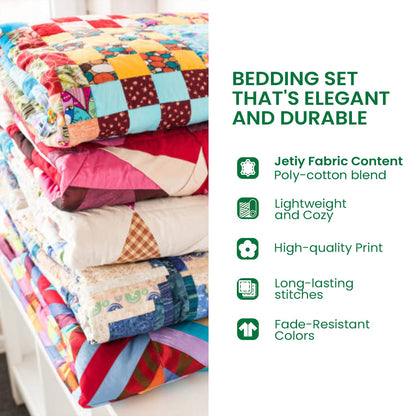 Heritage Horse 3-Piece Quilted Bedding Set NCU0VH4218
