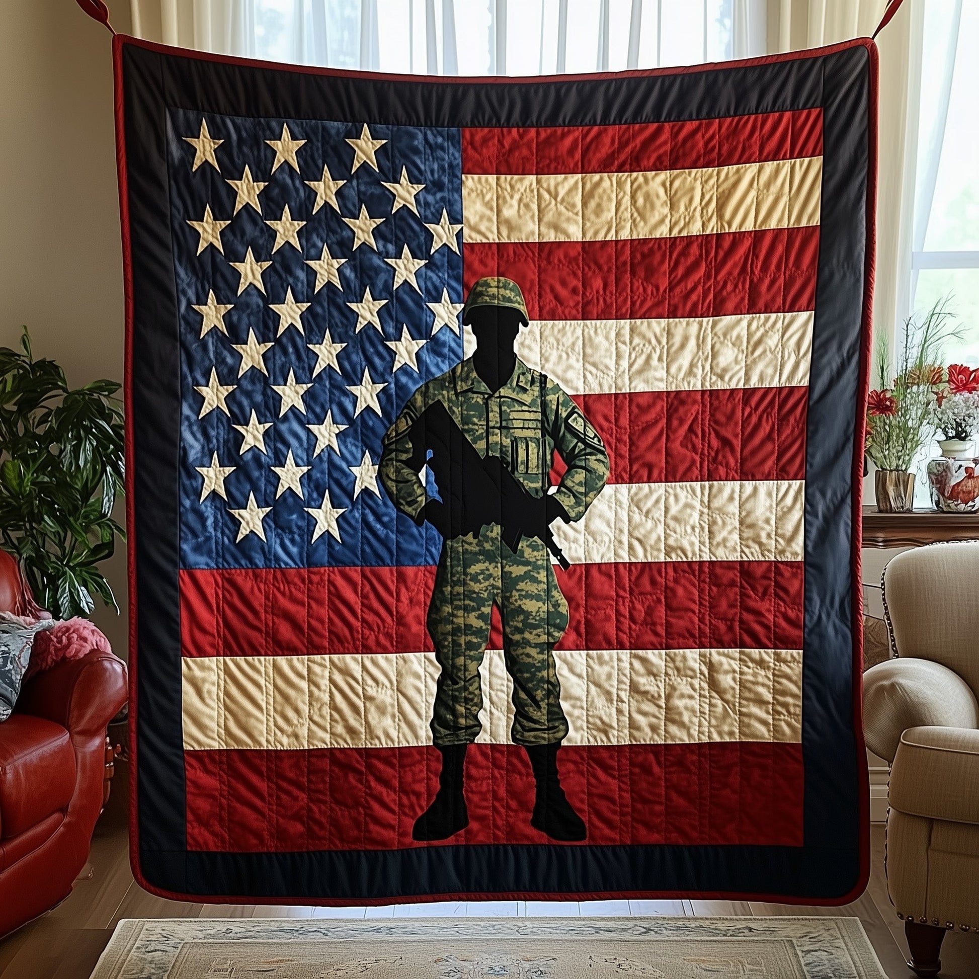 Stars of Honor Quilted Blanket GFTOTP7089