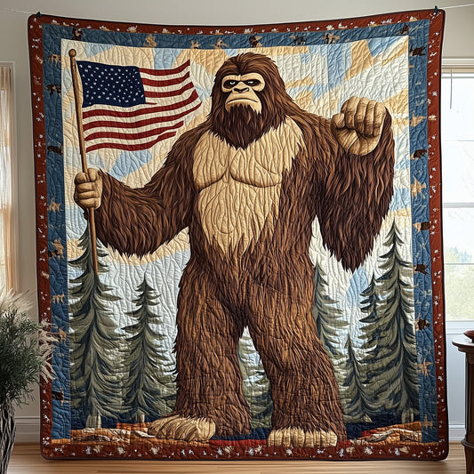 Patriot of the Wild Quilted Blanket GFTOHD2872