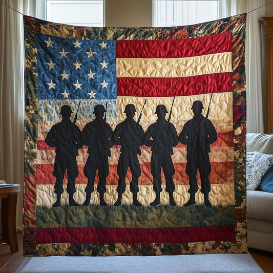 Stars of Honor Quilted Blanket GFTOTP7084