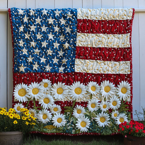 Freedom Blossoms Quilted Blanket NCU0NT7073