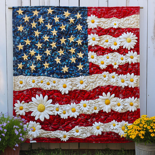 Daisy Banner Quilted Blanket NCU0NT7070