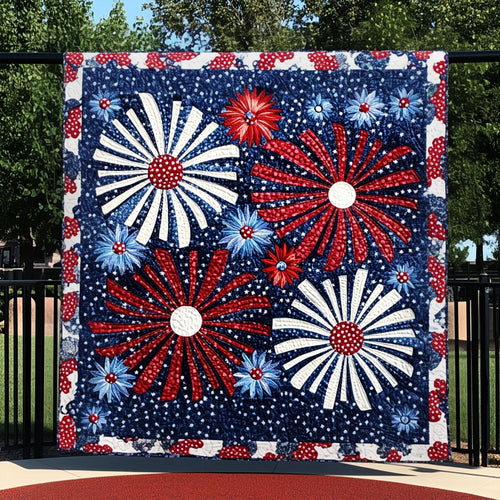American Sparkle Quilted Blanket NCU0PT4487