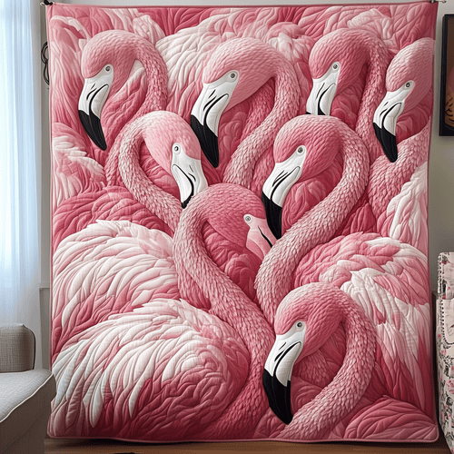 Flamingo Quilted Blanket GFTOTP537