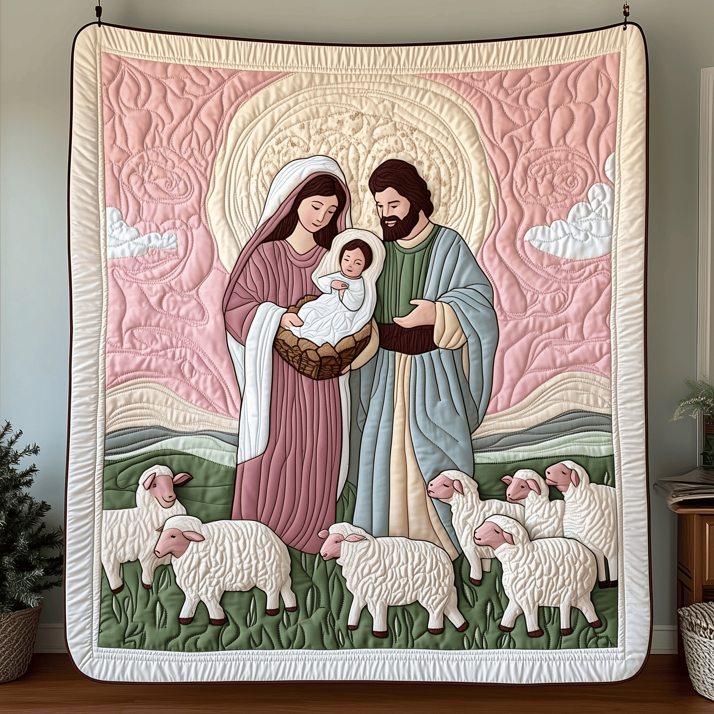 Nativity Quilted Blanket GFTOTP713