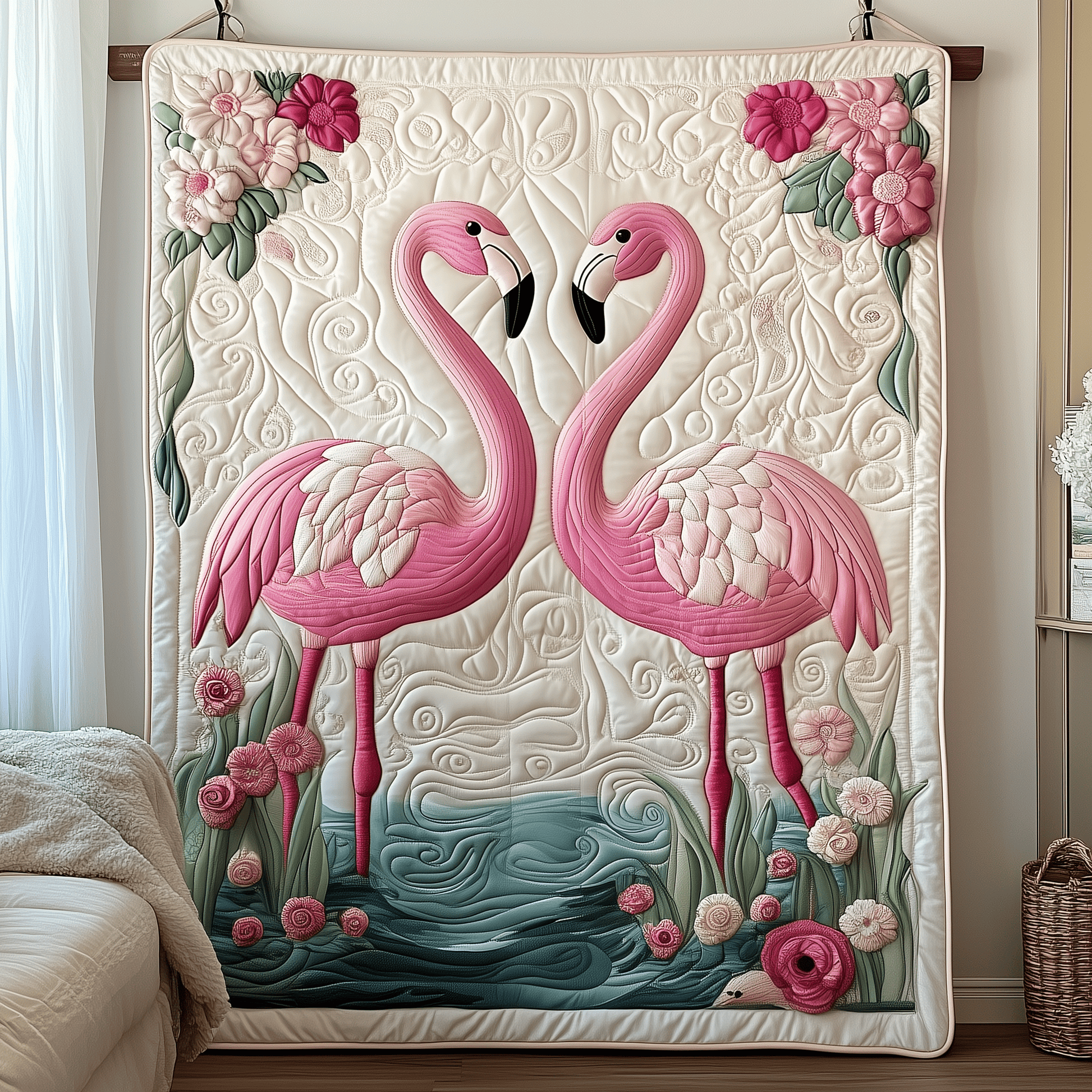 Flamingo Quilted Blanket GFTOTP541
