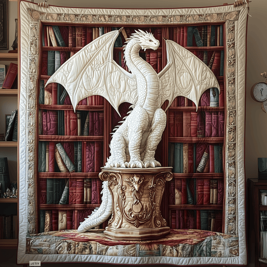Library Dragon Quilted Blanket GFTOTP1354