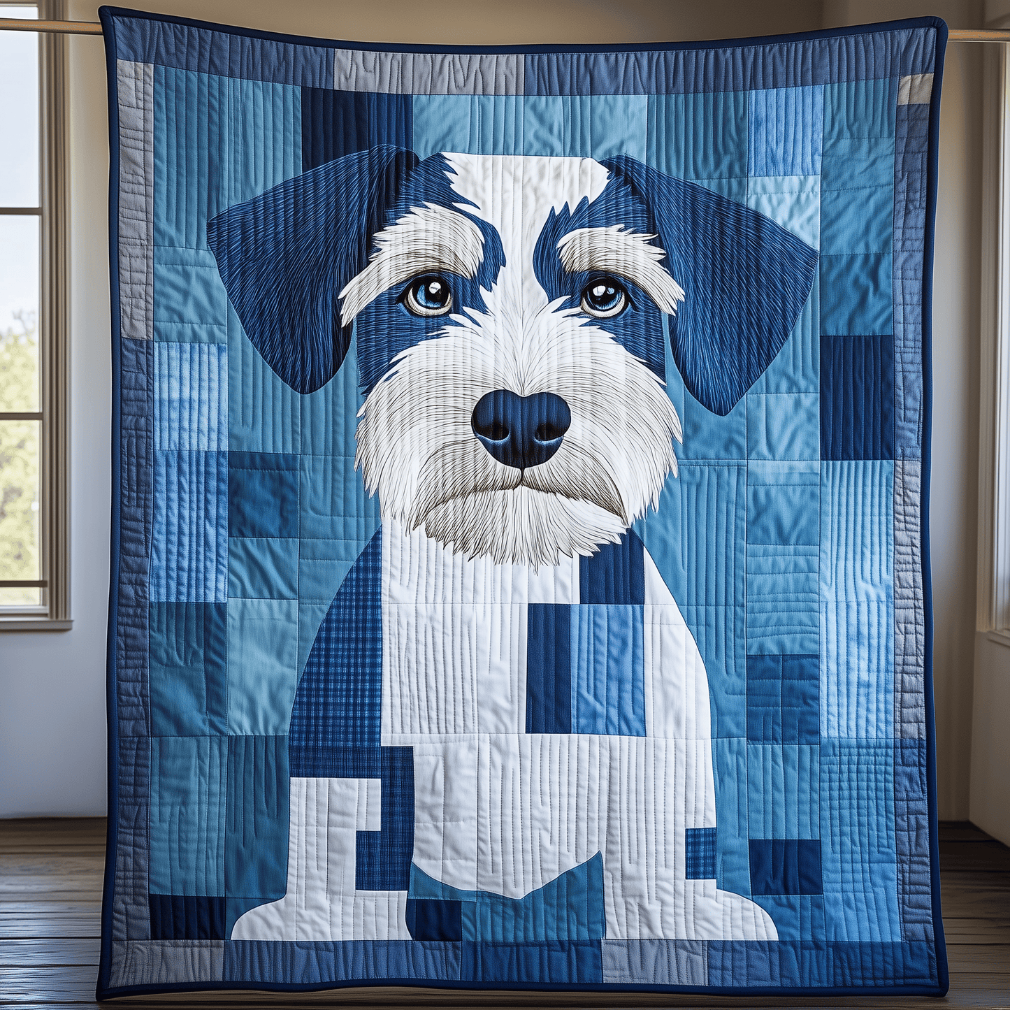 Schnauzer Quilted Blanket GFTOAB290