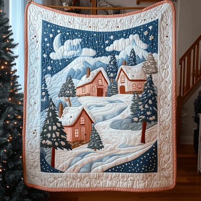 Christmas Village Quilted Blanket GFTOAB999