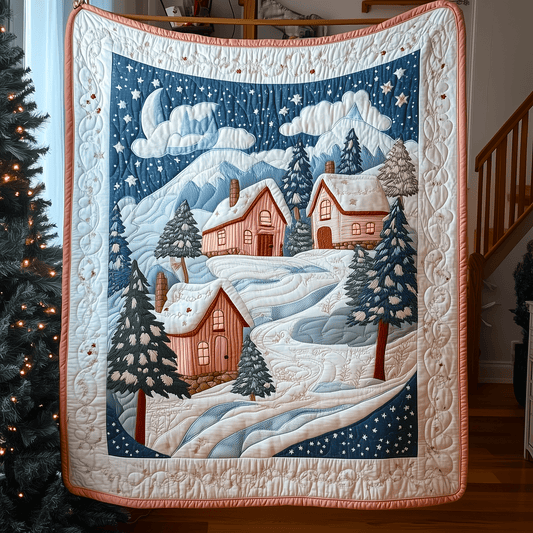 Christmas Village Quilted Blanket GFTOAB999