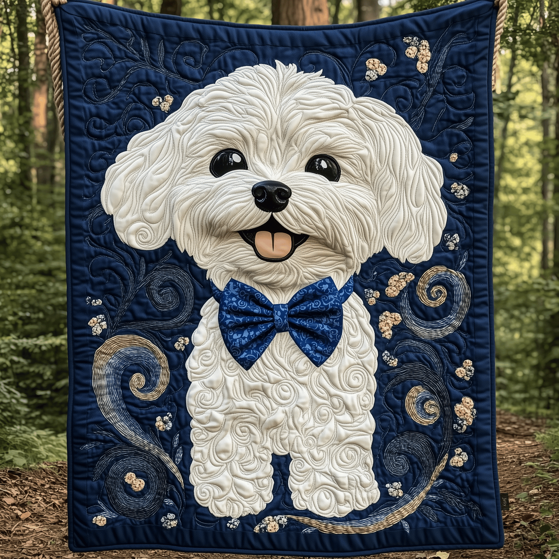 Maltese Quilted Blanket GFTOAB547