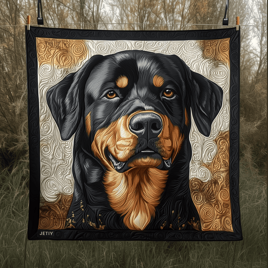 Rottweiler Quilted Blanket GFTOAB791