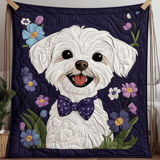 Maltese Quilted Blanket GFTOAB543