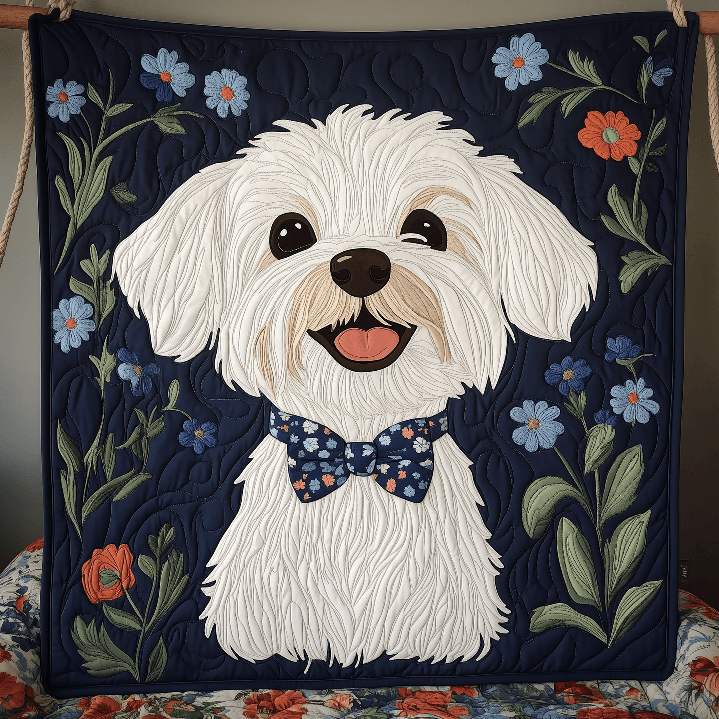 Maltese Quilted Blanket GFTOAB540