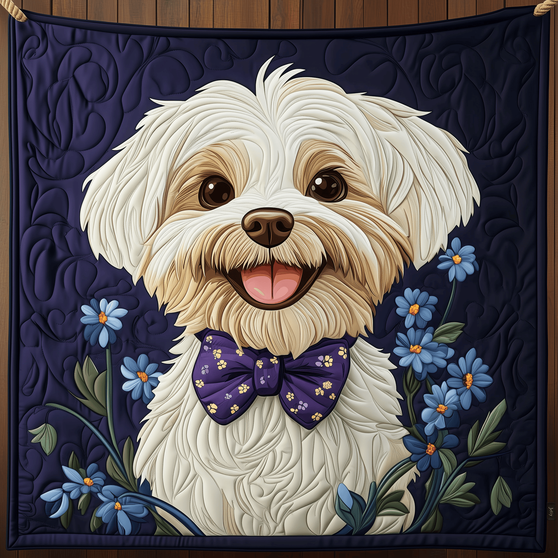 Maltese Quilted Blanket GFTOAB541