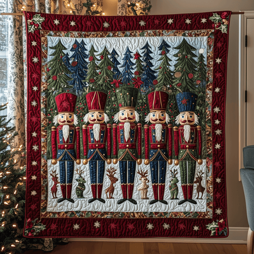 Joyful Nutcracker Quilted Blanket GFTONL1011