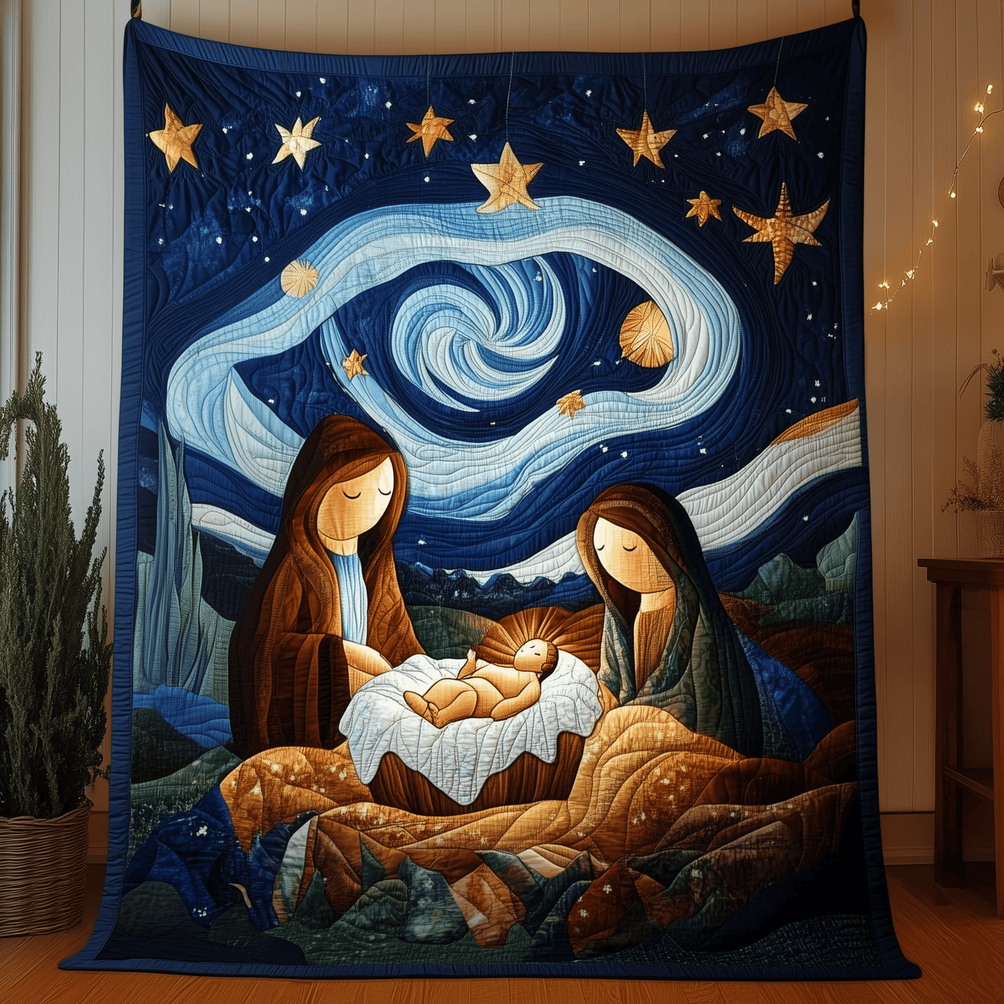 Nativity Quilted Blanket GFTOAB105