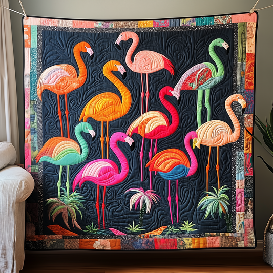 Flamingo Quilted Blanket GFTOTP544
