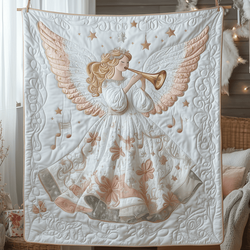 Christmas Angel Quilted Blanket GFTOAB874