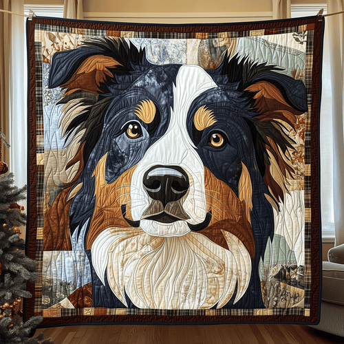 Australian Shepherd Quilted Blanket GFTOTP1265