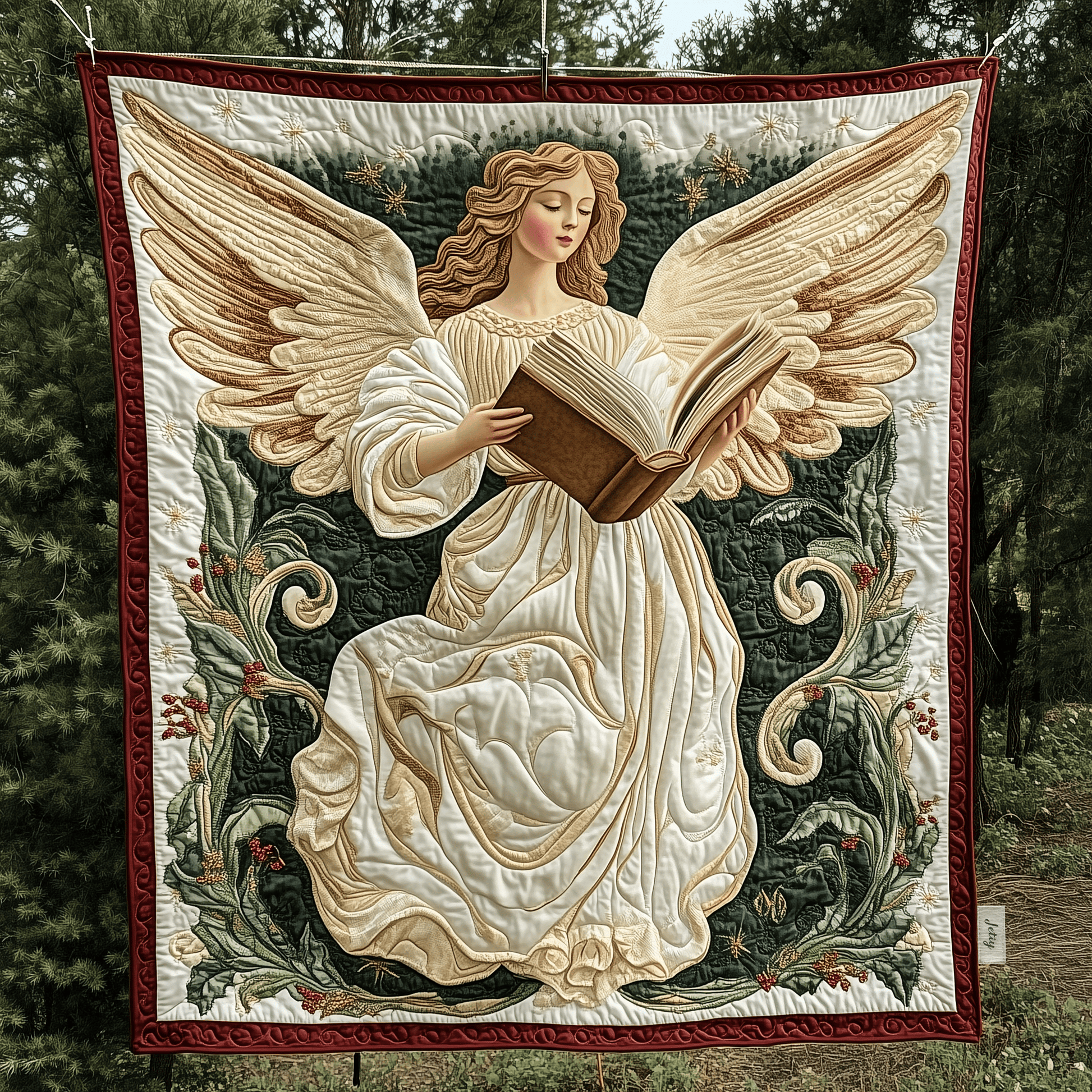 Christmas Angel Quilted Blanket GFTOAB610
