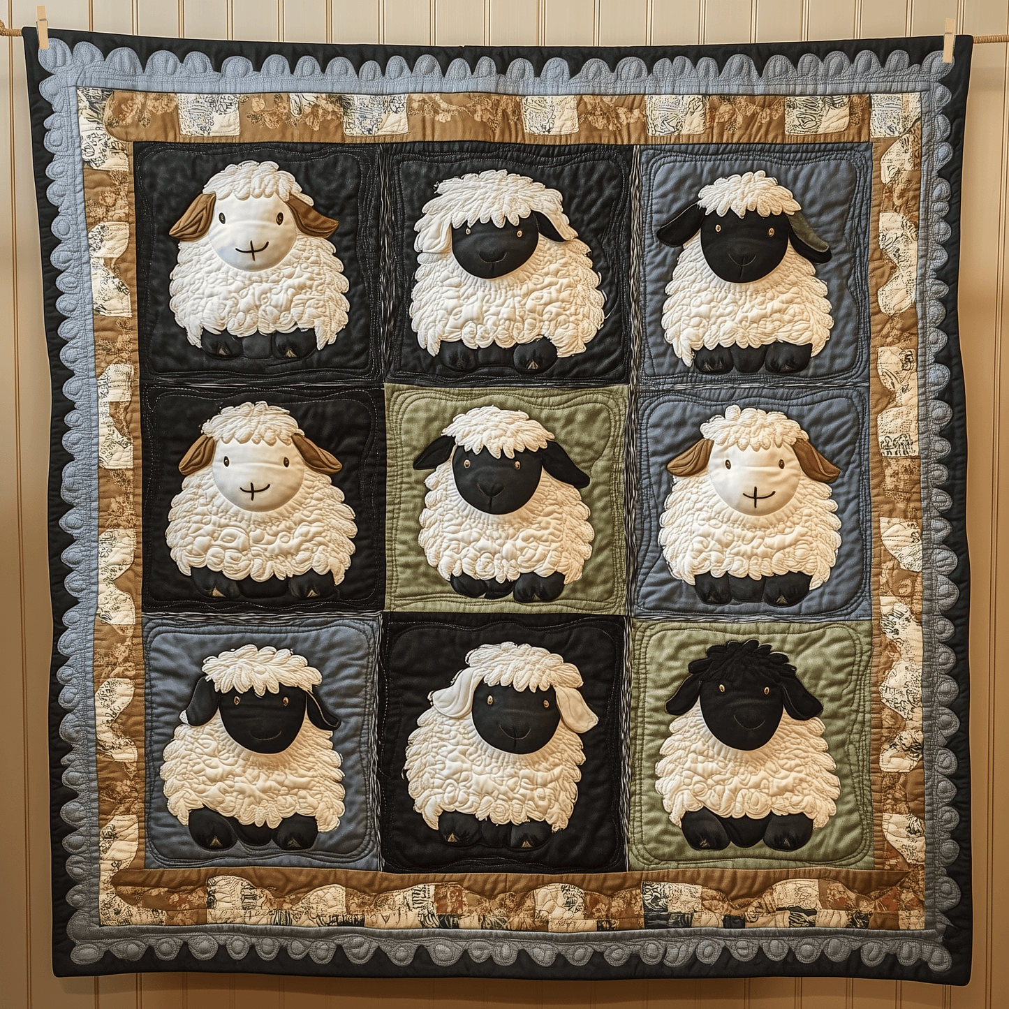 Sheep Quilted Blanket GFTOAB129