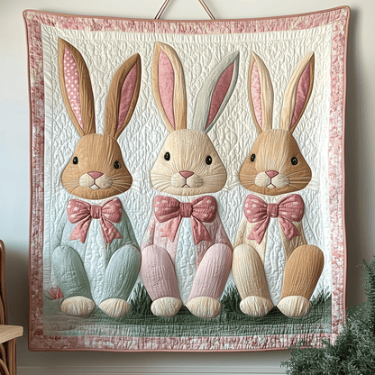 Joyful Rabbit Quilted Blanket GFTOHD1037