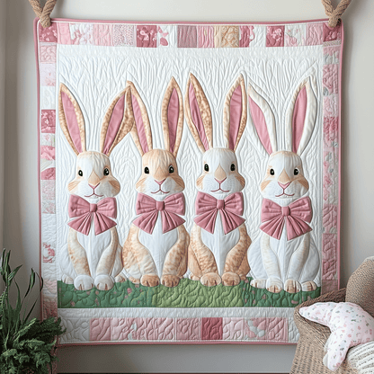 Joyful Rabbit Quilted Blanket GFTOHD1038