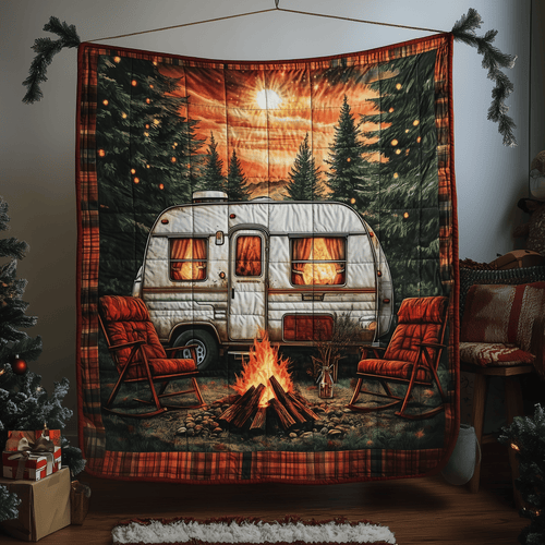 I Love Camping Quilted Blanket GFTOAB1400