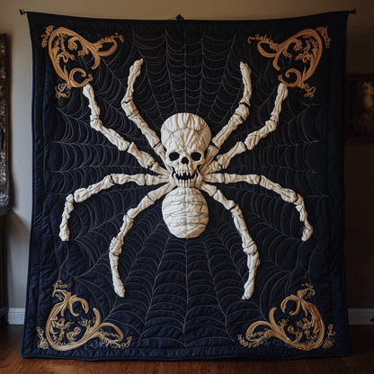 Black Spider Quilted Blanket GFTOAB1343