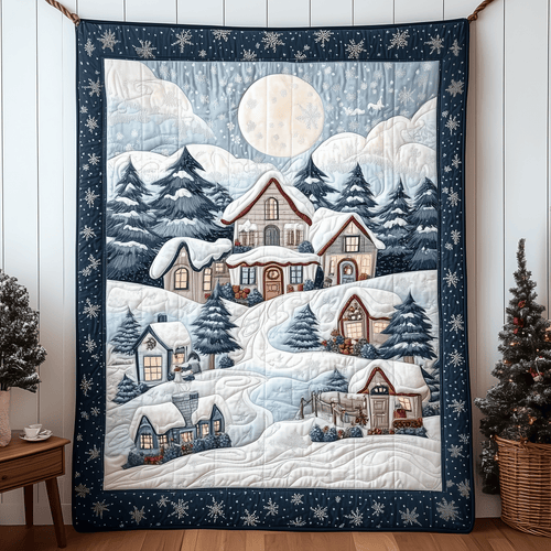 Christmas Village Quilted Blanket GFTOTP746
