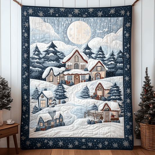 Christmas Village Quilted Blanket GFTOTP746