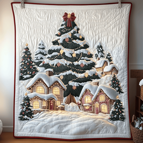 Christmas Village Quilted Blanket GFTOTP747