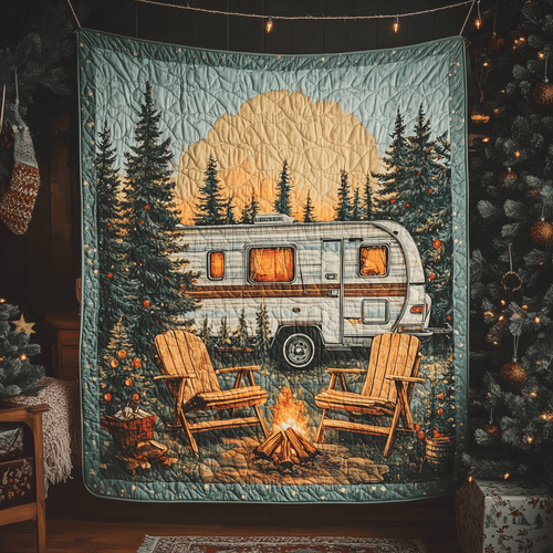 I Love Camping Quilted Blanket GFTOAB1399
