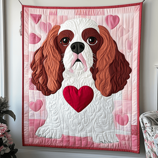 Cavalier King Charles Spaniel Quilted Blanket GFTOTP1109