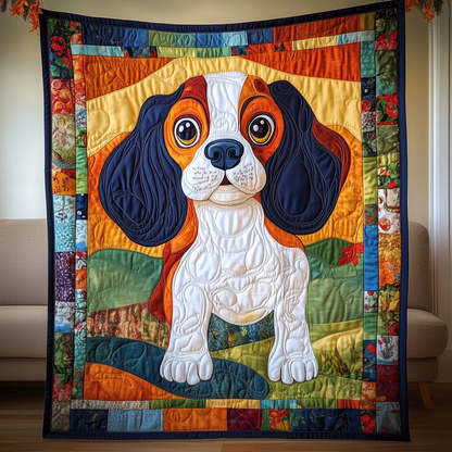 Cavalier King Charles Spaniel Quilted Blanket GFTOAB1102