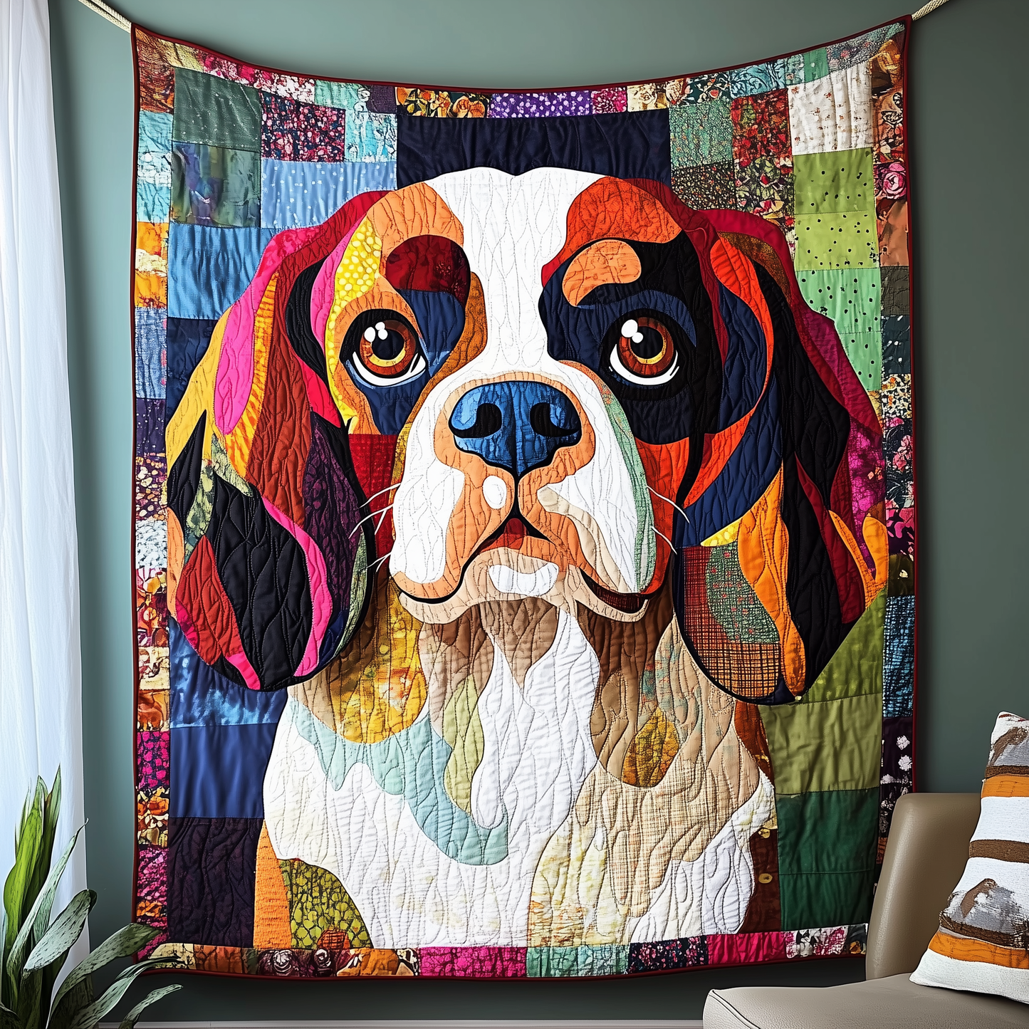 Cavalier King Charles Spaniel Quilted Blanket GFTOTP1106